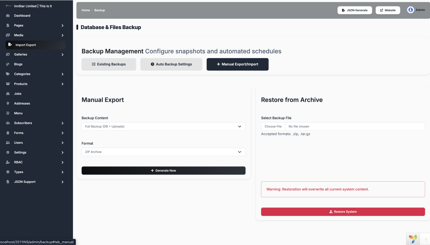 Export Step 3
